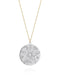Luna Coin Necklace - Sterling Silver with a 9ct Yellow chain 